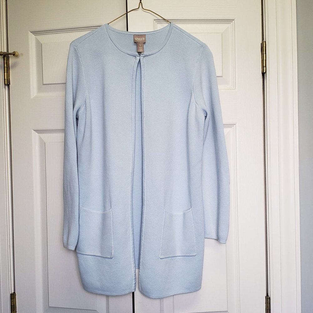 Chico's Light Blue Cardigan
